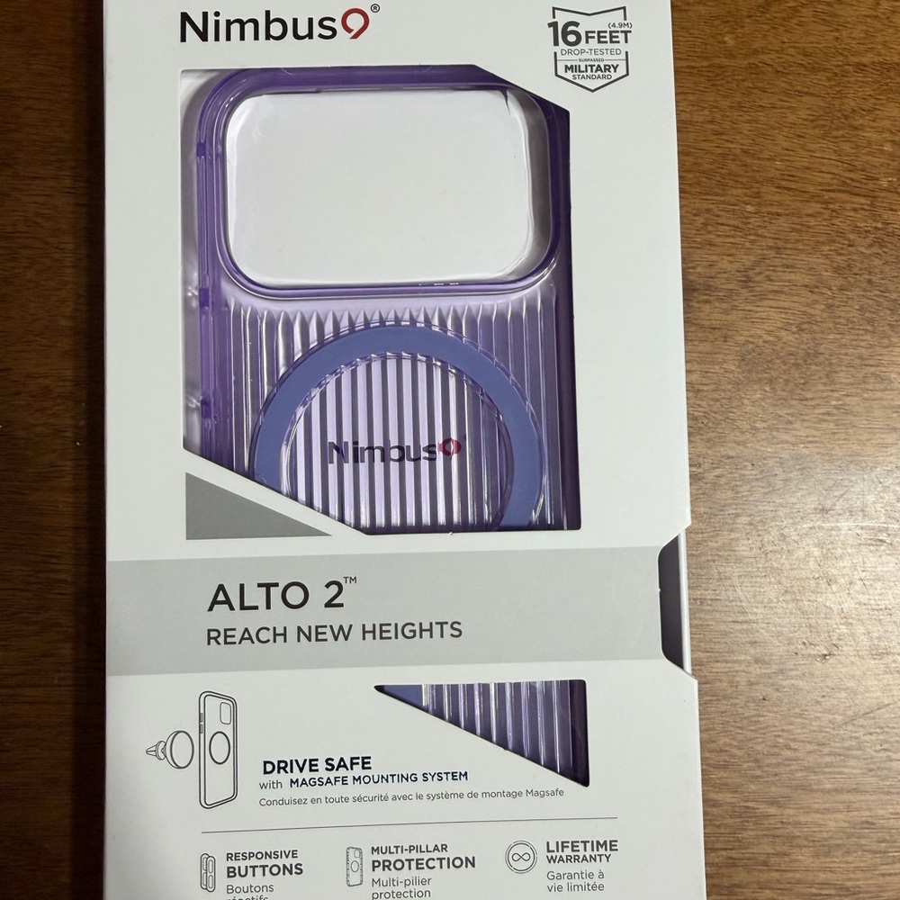 Brand new Nimbus9 Alto 2 Purple Phone Case